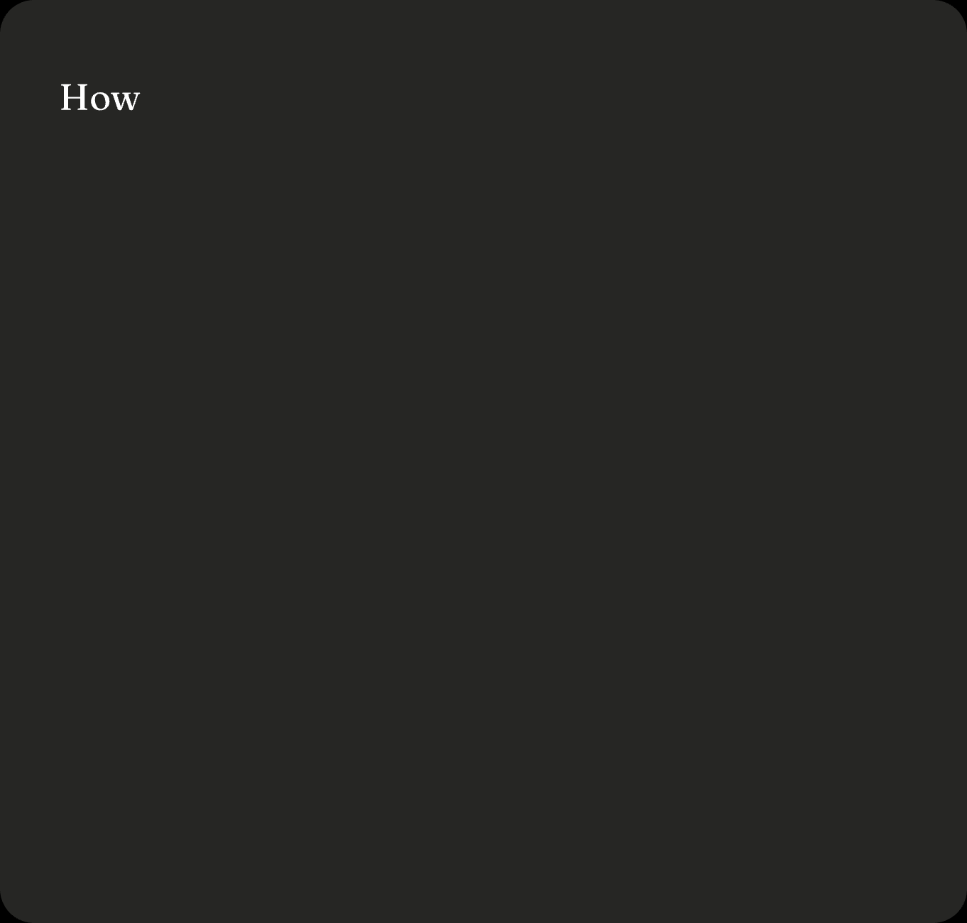 Step 1: Ask